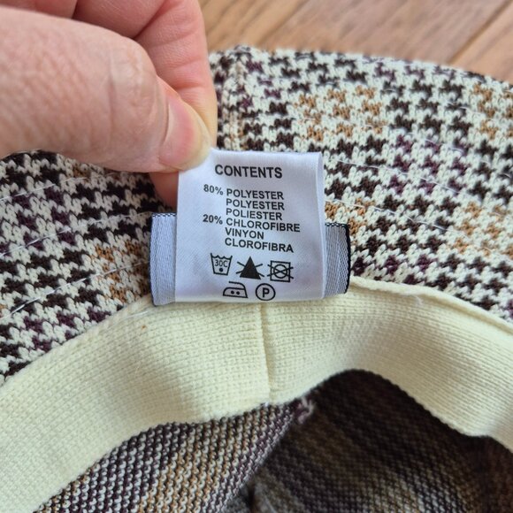 Kangol Knit Fedora-style Hat Houndstooth Jacquard Tropic Player Large - Picture 10 of 16